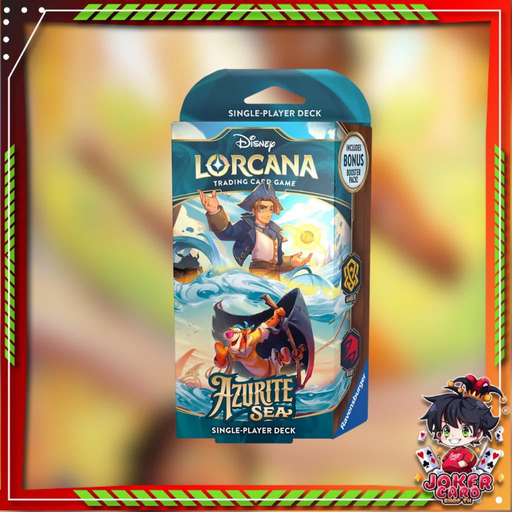 Disney Lorcana : Azurite Sea Amber-Ruby Single Deck พร้อมส่ง!!  (p2)(230g)