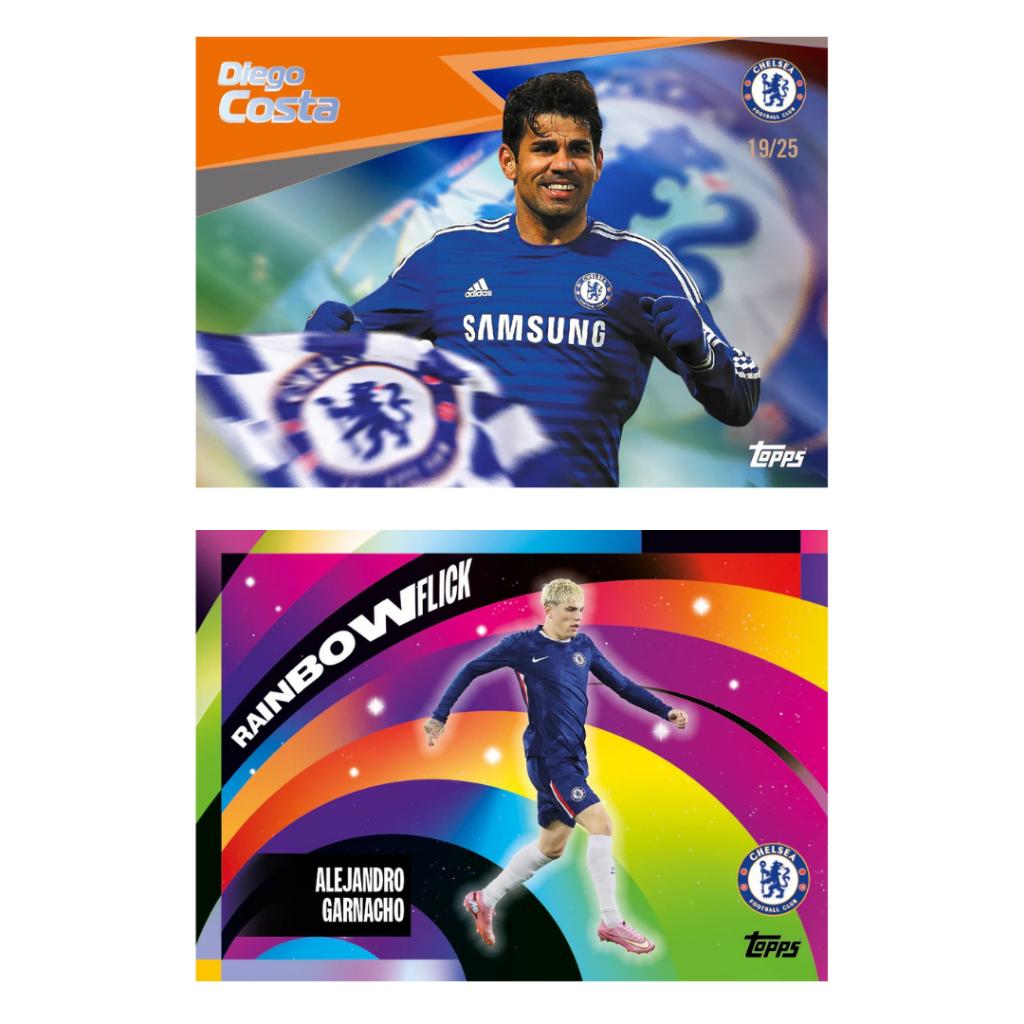 [ ยกกล่อง ]  การ์ดฟุตบอล Topps Chelsea 2025-26 Team Set (p3) (200g)