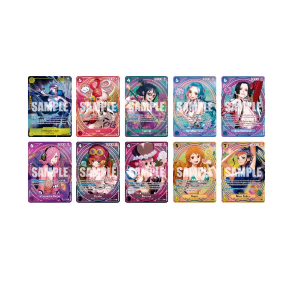 [ ยกกล่อง ] การ์ดเกมวันพีซ ชุดพิเศษ Extra Booster ONE PIECE Heroines Edition [EB03] Bandai  Ver.Eng (p3) (750g)
