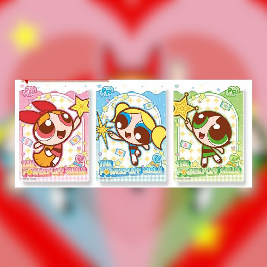 [ ยกกล่อง ] การ์ดสะสม  Kayou The Powerpuff Girls Collector's Cards พร้อมส่ง!!  (p4)(480g)