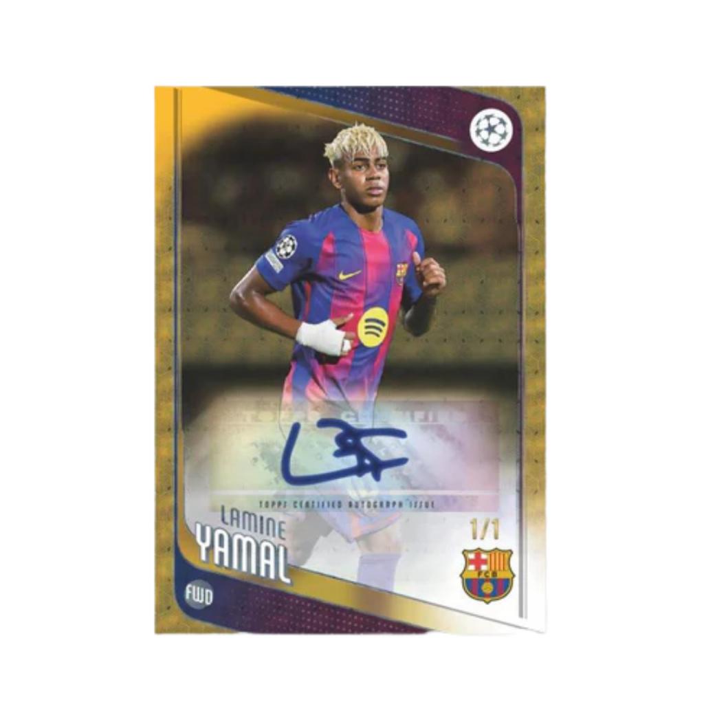 [ ยกกล่อง ] พร้อมส่ง!! 2025-26 Topps UEFA Club Competitions Soccer Hobby (p3)(500g)
