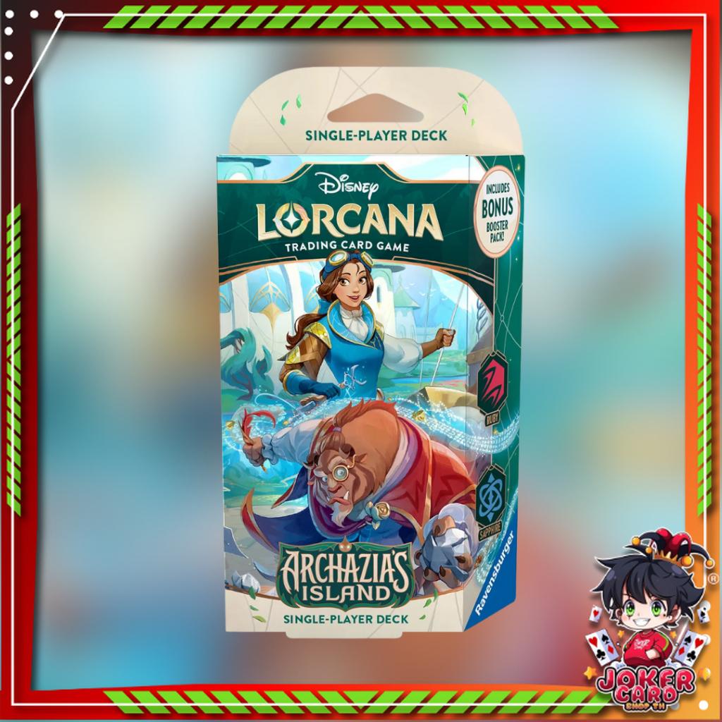 Disney Lorcana : Archazia’s Island Ruby - Sapphire Single Deck (p2)(230g)