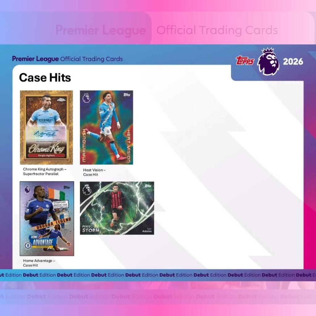 [ พร้อมส่ง!! ] การ์ดสะสมฟุตบอล 2025-26 Topps Premier League EPL Soccer Hobby Box (p3)