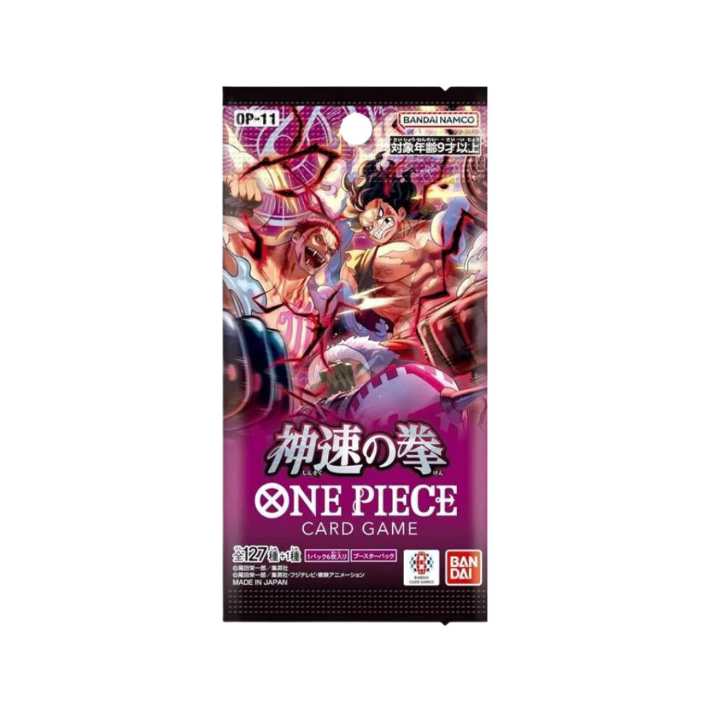 [ ยกกล่อง ] พร้อมส่ง การ์ดเกมวันพีซ Onepiece Card Game Booster Pack -A Fist of Divine Speed- [OP11] (p3)
