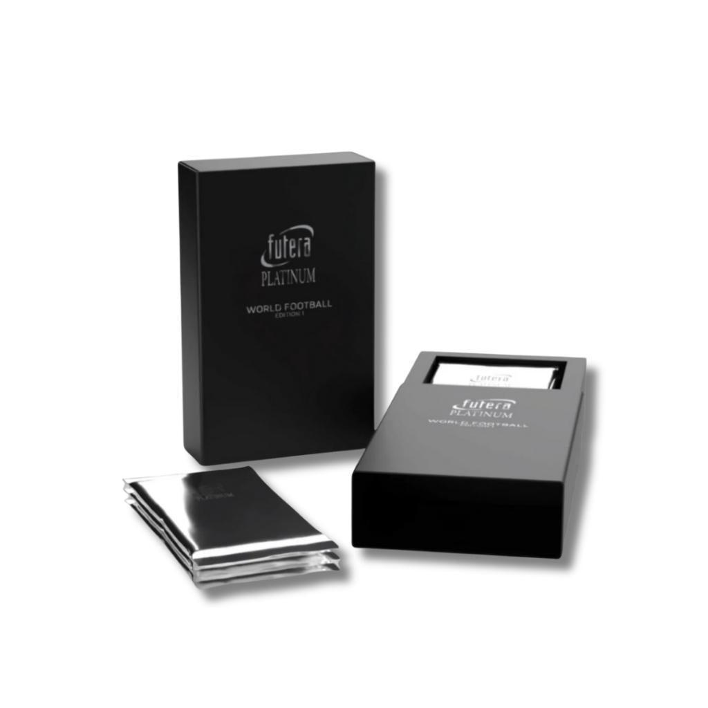 พร้อมส่ง! การ์ดฟุตบอล 2025/26 Futera World Football Platinum Edition 1 Hobby Box (p3) (230g)