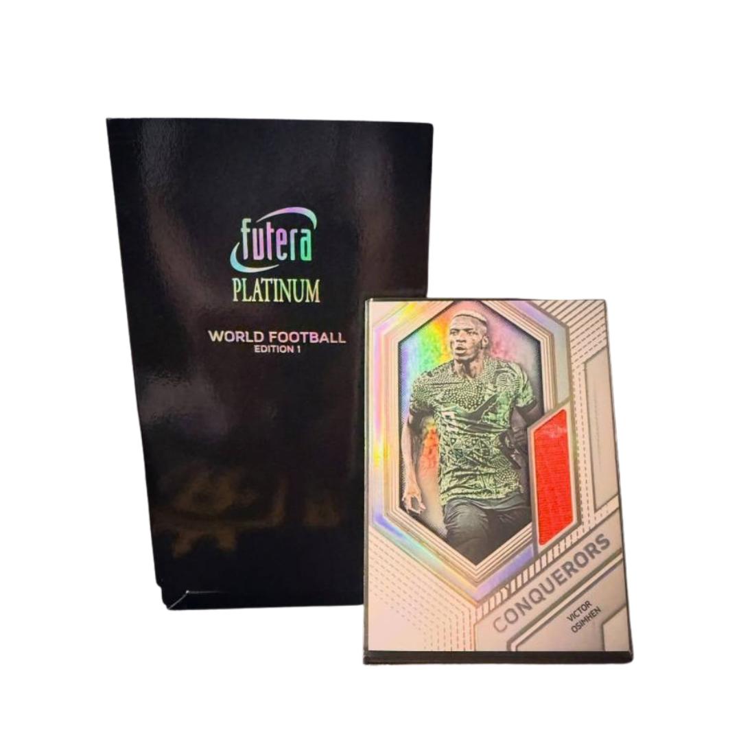 พร้อมส่ง! การ์ดฟุตบอล 2025/26 Futera World Football Platinum Edition 1 Hobby Box (p3) (230g)