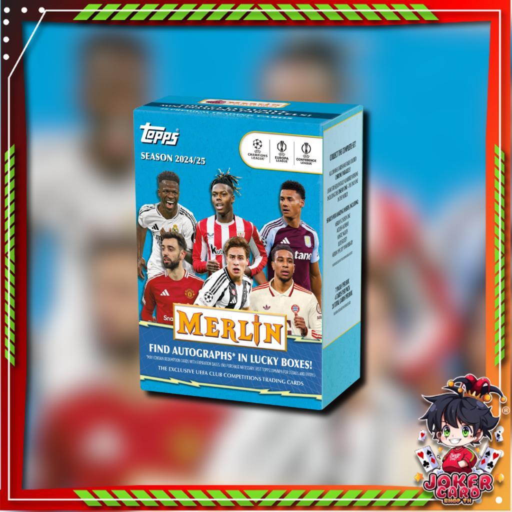 [ ยกกล่อง ] พร้อมส่ง!! 2024-25 Topps Merlin UCC  Value Box (p3) (220g)