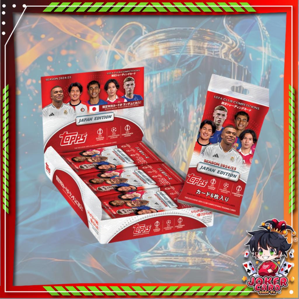 [ ยกกล่อง ] 2024-25 Topps UEFA Club Competitions Japan Edition พร้อมส่ง!!  (p3)