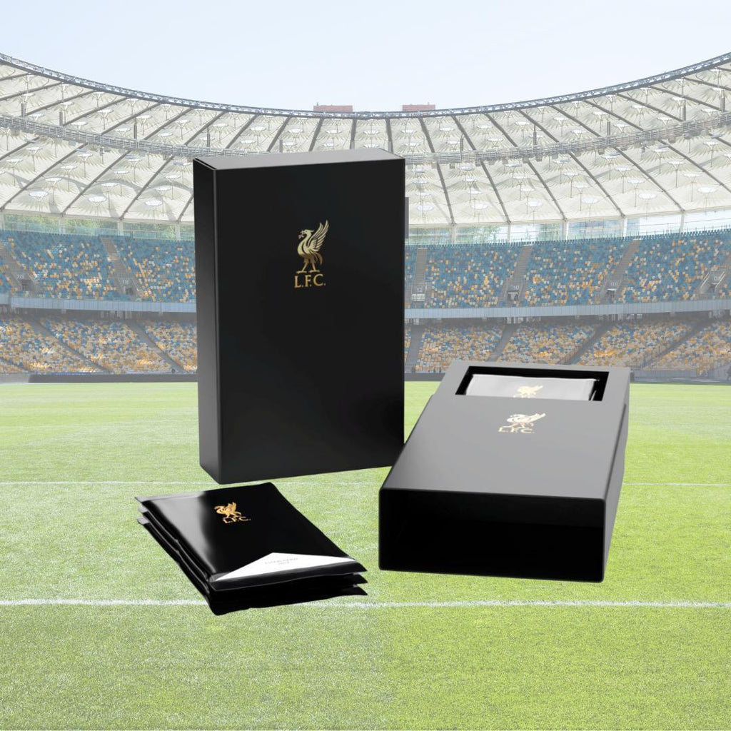 [ พร้อมส่ง!! ] การ์ดฟุตบอล Futera Liverpool FC  /  Arsenal FC  / Barcelona FC Platinum 2025-26 Hobby Box (p3) (230g)