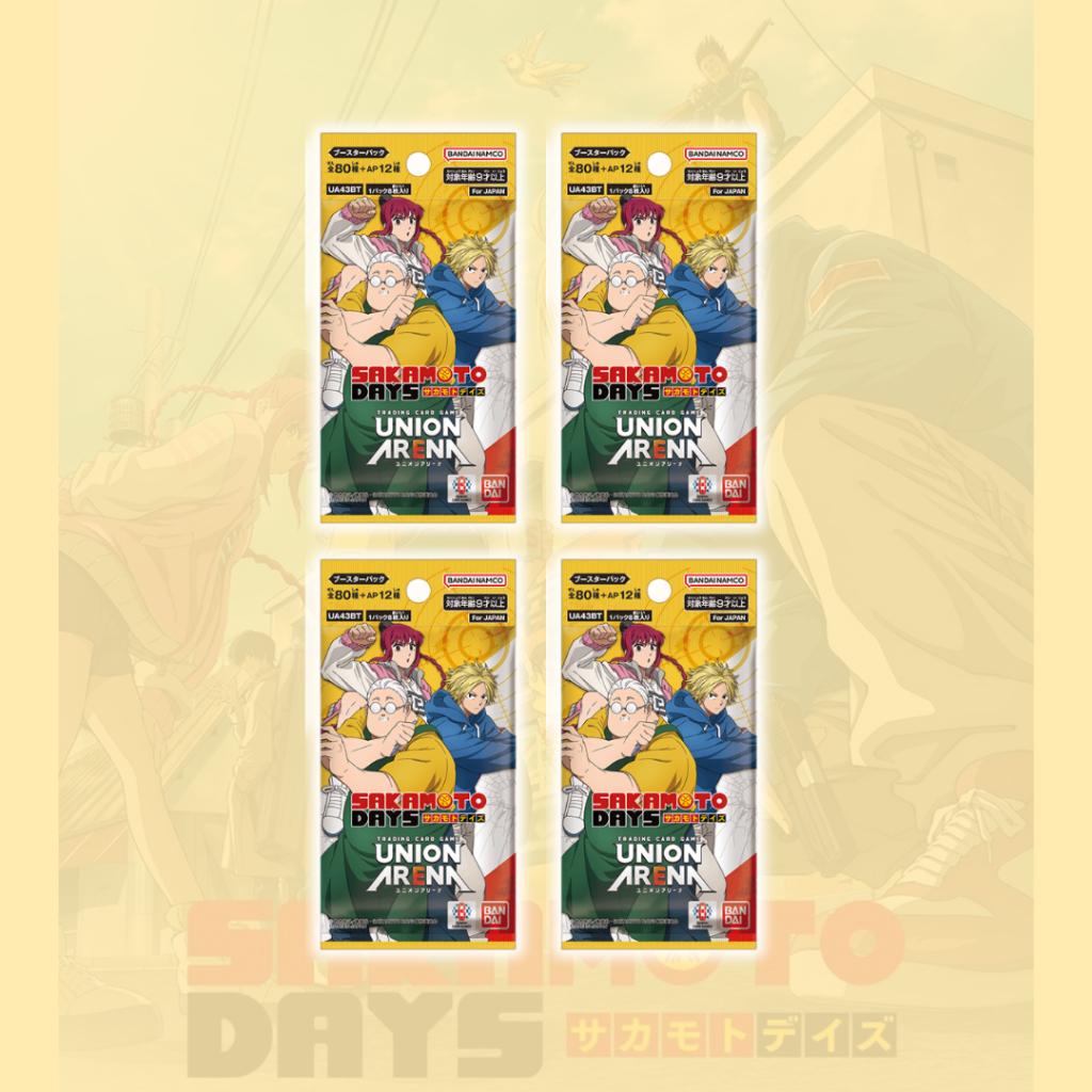[ แยกซอง ] การ์ดเกม UNION ARENA BOOSTER PACK : SAKAMOTO DAYS [UA43BT] พร้อมส่ง (p0)