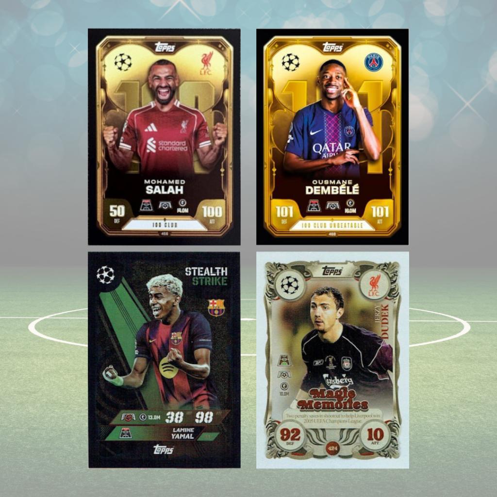 พร้อมส่ง!! แยกซอง การ์ดสะสมฟุตบอล Topps UCC Match Attax 2025/26 (p4)