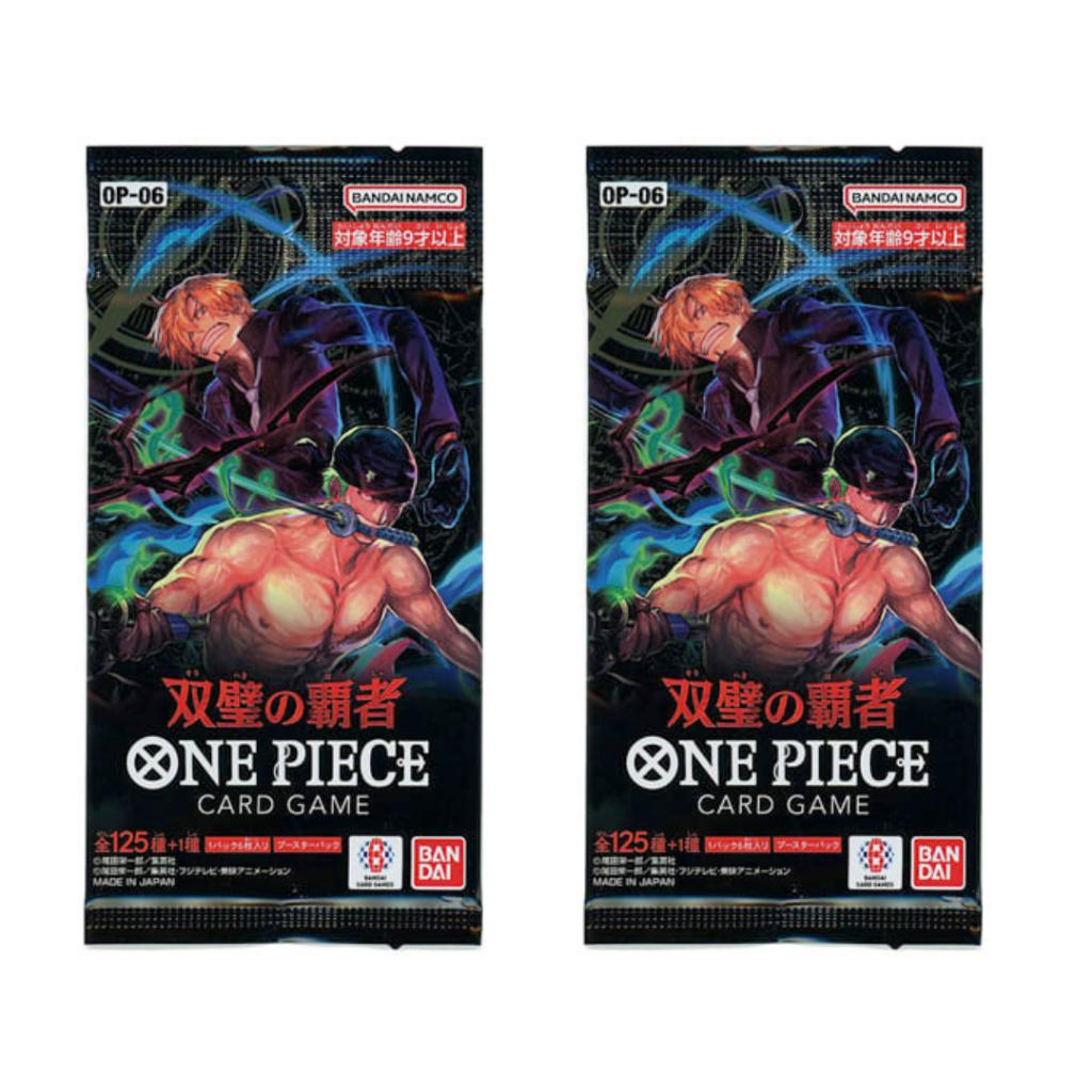 [ แยกซอง ] การ์ดเกม ONE PIECE OP-06 Booster Pack : Wings of the Captain (p3) (100g)