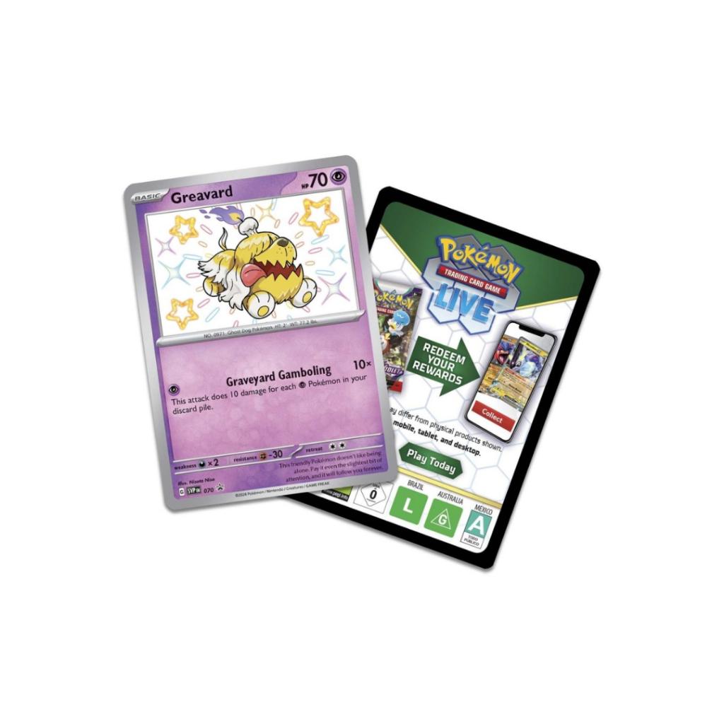 [ แยกแพ็ค ] พร้อมส่ง!! Pokémon TCG : Scarlet & Violet-Paldean Fates Tech Sticker Collection (p3) (230g)