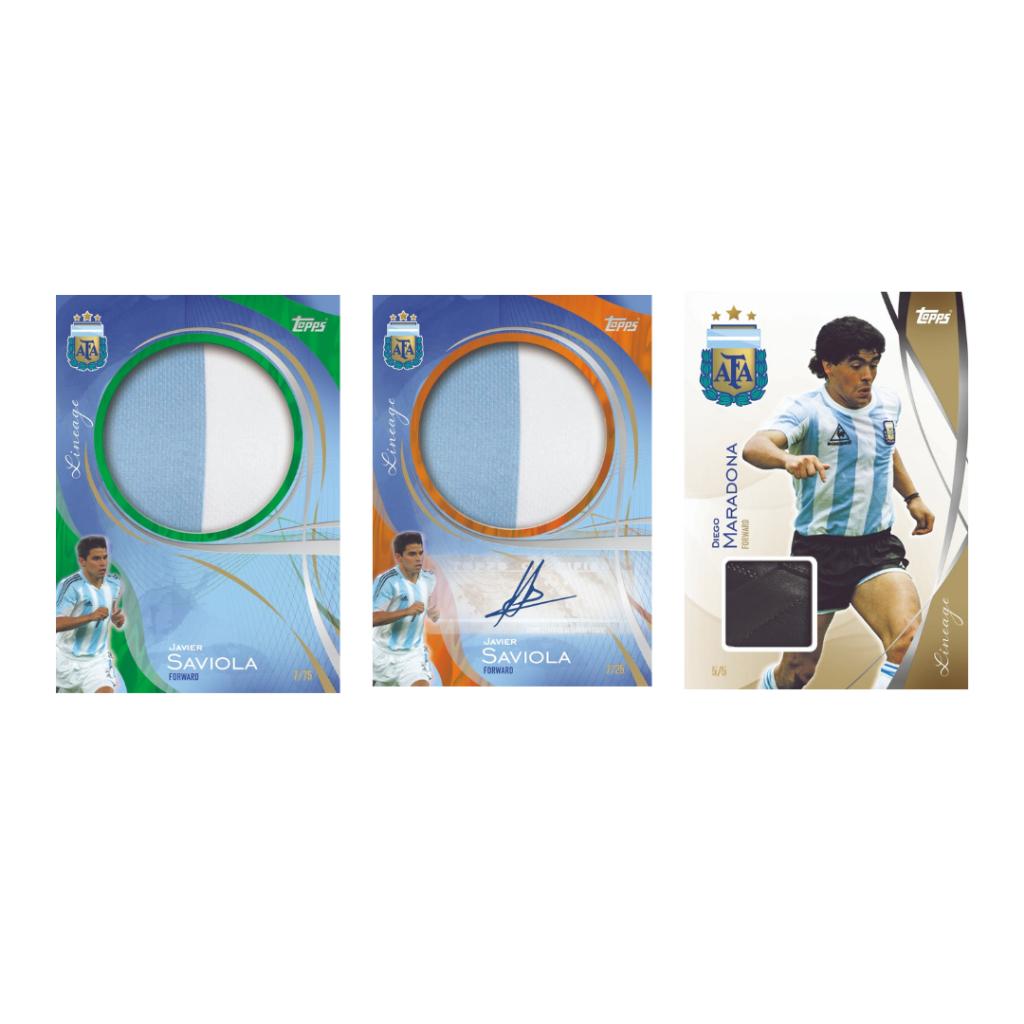 [ ยกกล่อง! ] กล่องการ์ดฟุตบอลพรีเมี่ยม Topps Argentina Lineage 2024   (p3)