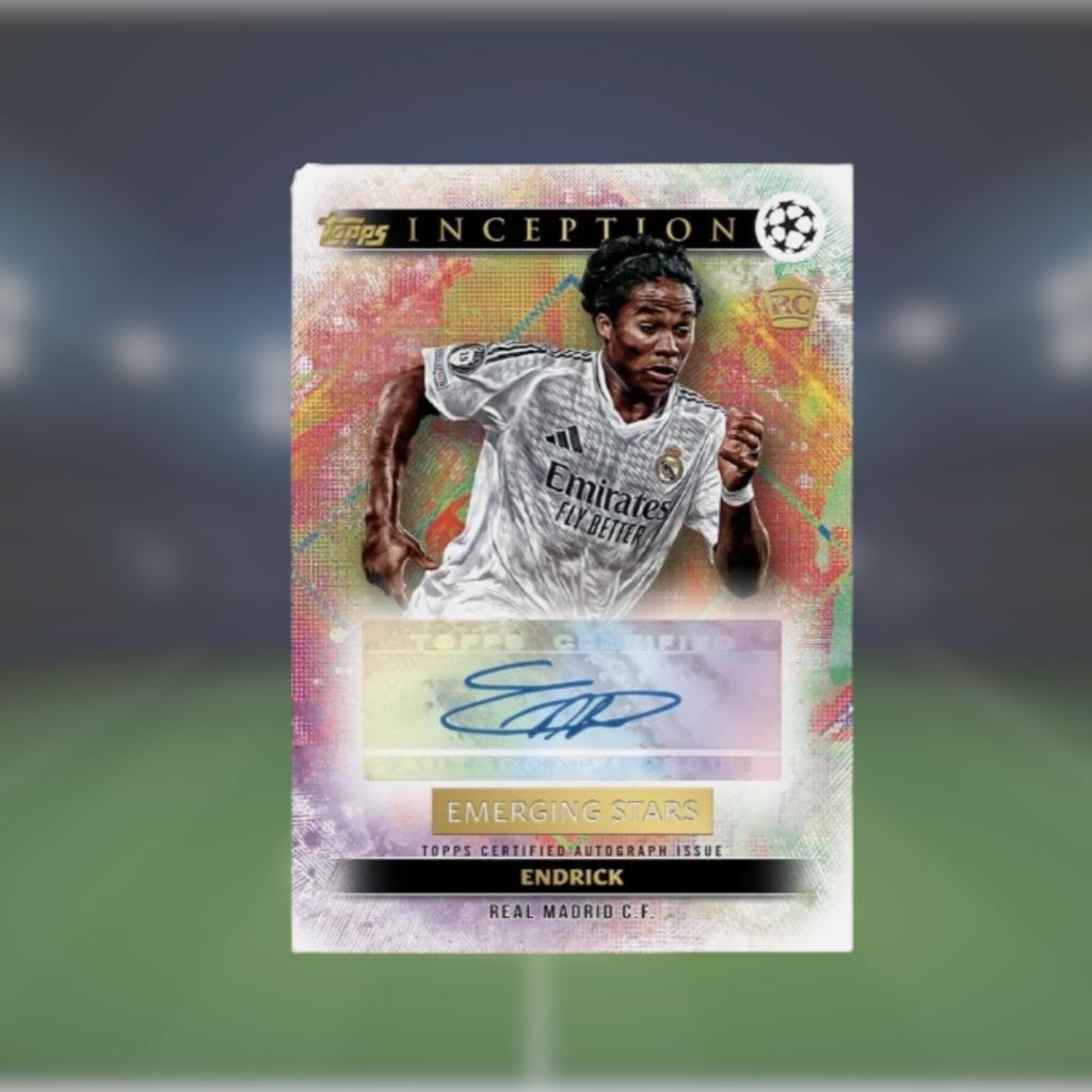 [ ยกกล่อง ] พร้อมส่ง! การ์ดสะสมฟุตบอล 2024-2025 Topps Inception UEFA Club Competitions - Hobby Box (p3) (120g)