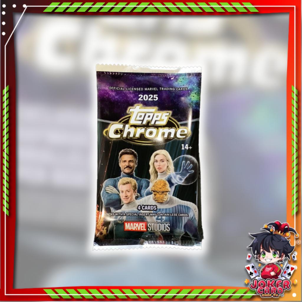 [ แยกซอง ] พร้อมส่ง! การ์ดสะสม 2025 Topps Marvel Studios Chrome - Value Box (p3) (90g)