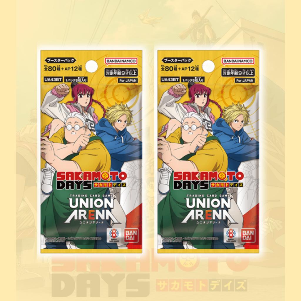[ แยกซอง ] การ์ดเกม UNION ARENA BOOSTER PACK : SAKAMOTO DAYS [UA43BT] พร้อมส่ง (p0)