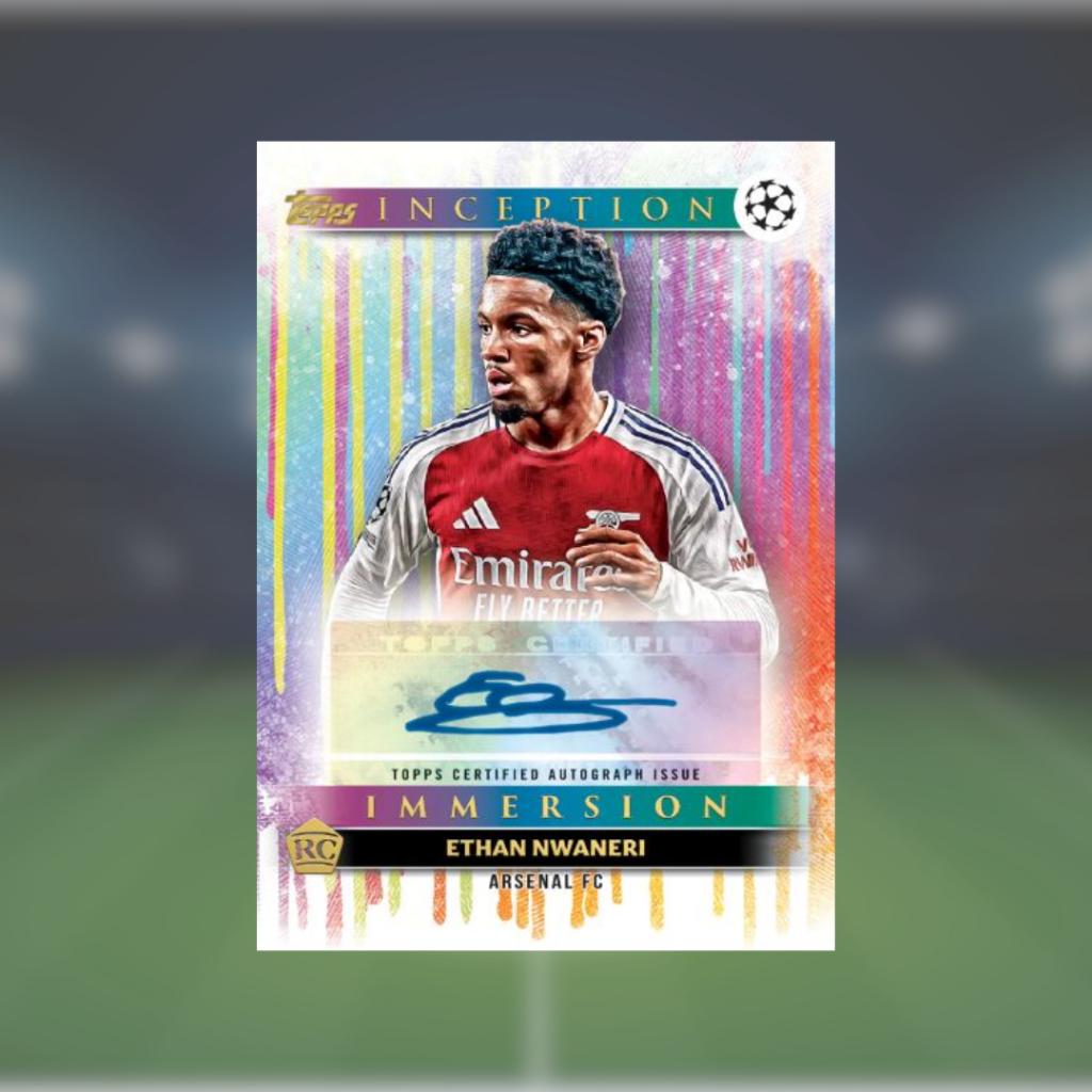 [ ยกกล่อง ] พร้อมส่ง! การ์ดสะสมฟุตบอล 2024-2025 Topps Inception UEFA Club Competitions - Hobby Box (p3) (120g)