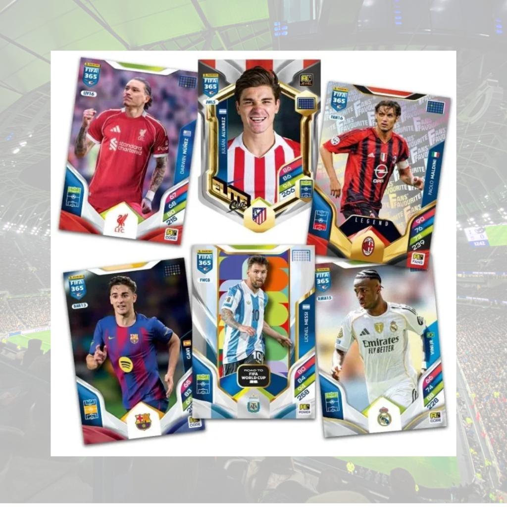 พร้อมส่ง!! แยกซอง  การ์ดสะสมฟุตบอล Panini FIFA 365 2026 Adrenalyn XL (p4) ( 50 กรัม )