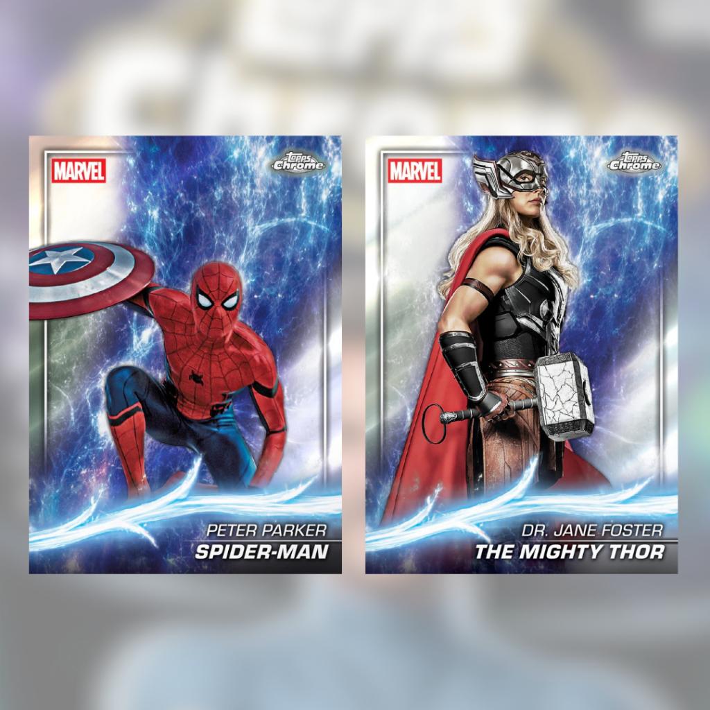 [ แยกซอง ] พร้อมส่ง! การ์ดสะสม 2025 Topps Marvel Studios Chrome - Value Box (p3) (90g)