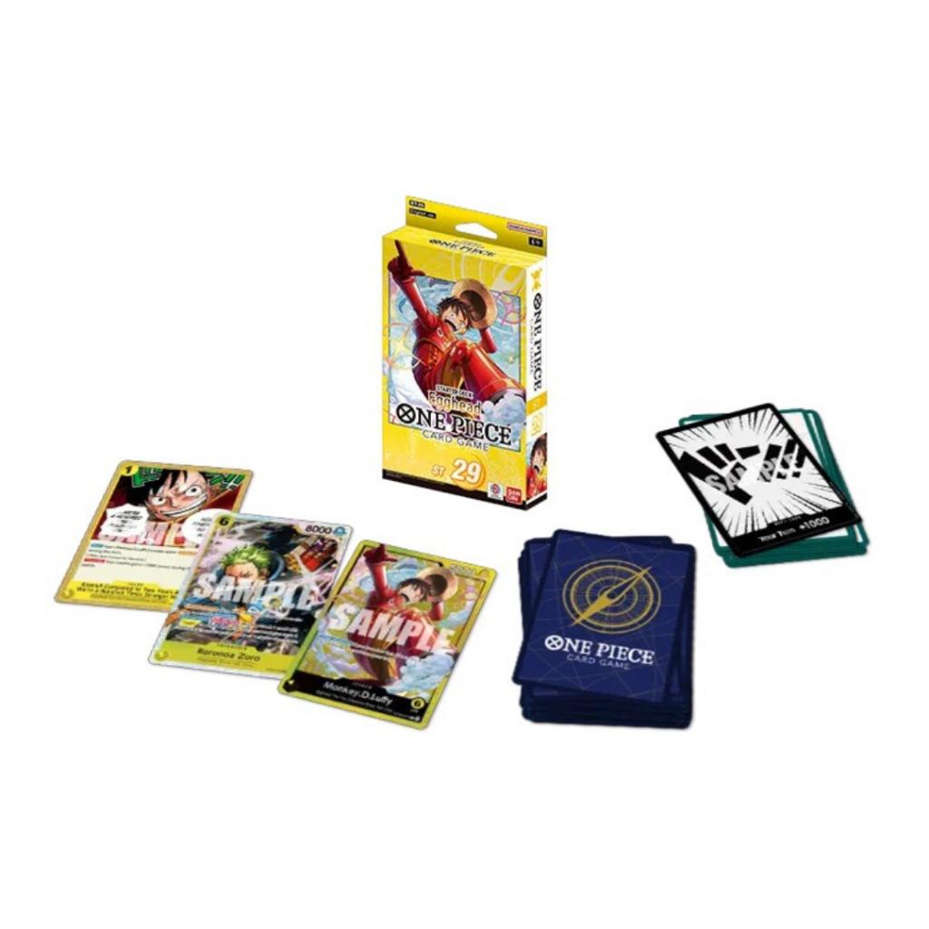 [ ยกกล่อง ] พร้อมส่ง!! ONE PIECE CARD GAME STARTER DECK -Egghead- [ST-29] Ver.English (p3) (280g)