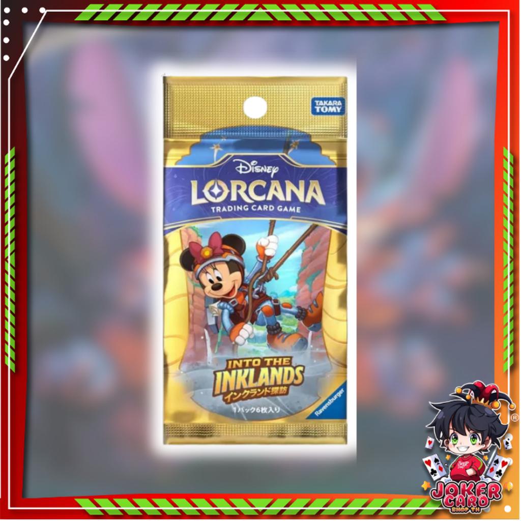 [ พร้อมส่ง!! ] แยกซอง Disney Lorcana TCG : INTO THE INKLANDS Japanese version Booster Pack TAKARA TOMY (p3)