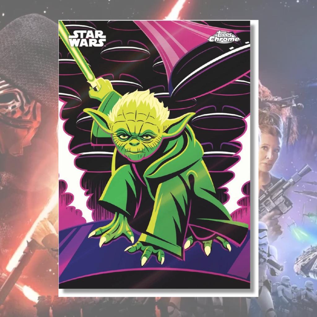 [ ยกกล่อง ] พร้อมส่ง!! 2025 Topps Star Wars Chrome Value Blaster Box (p4) (260g)