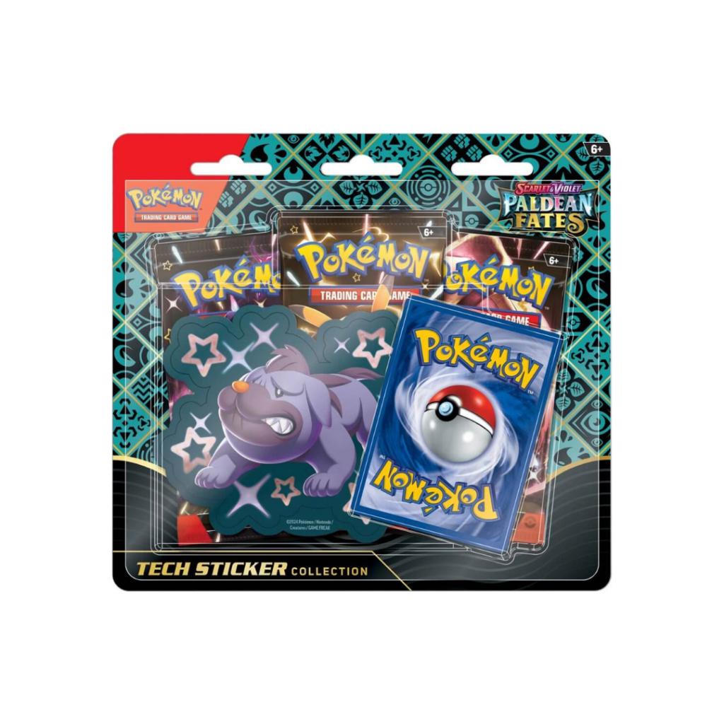 [ แยกแพ็ค ] พร้อมส่ง!! Pokémon TCG : Scarlet & Violet-Paldean Fates Tech Sticker Collection (p3) (230g)