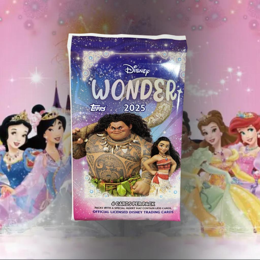 [ แยกซอง ] พร้อมส่ง!! 2025 Topps Disney Wonder Value Box (p0)
