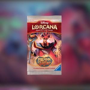 พร้อมส่ง!! [ แยกซอง ] Disney Lorcana :  Booster Pack การ์ดเกม (p4) ( 80 กรัม )