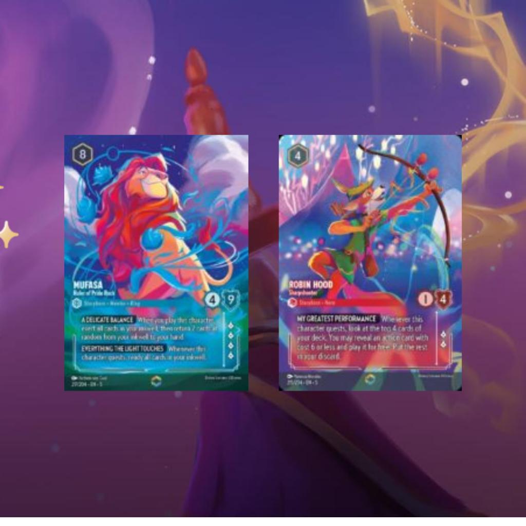 [ แยกซอง ] การ์ดสะสม Disney Lorcana: Shimmering Skies Booster Pack พร้อมส่ง (P3)(80g)
