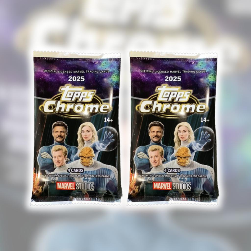 [ แยกซอง ] พร้อมส่ง! การ์ดสะสม 2025 Topps Marvel Studios Chrome - Value Box (p3) (90g)