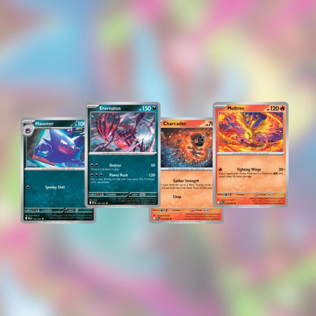 [ พร้อมส่ง! ] แยกซอง รุ่น Sleeved Booster การ์ดเกมโปเกม่อน  Pokemon Eng Mega Evolution Phantasmal Flames (p2) (100 g)