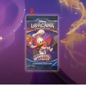 พร้อมส่ง!! [ แยกซอง ] Disney Lorcana :  Booster Pack การ์ดเกม (p4) ( 80 กรัม )