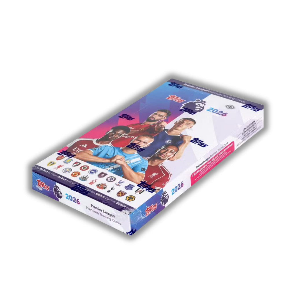 พร้อมส่ง! การ์ดสะสมฟุตบอล 2025-26 Topps Premier League EPL Soccer Hobby Box