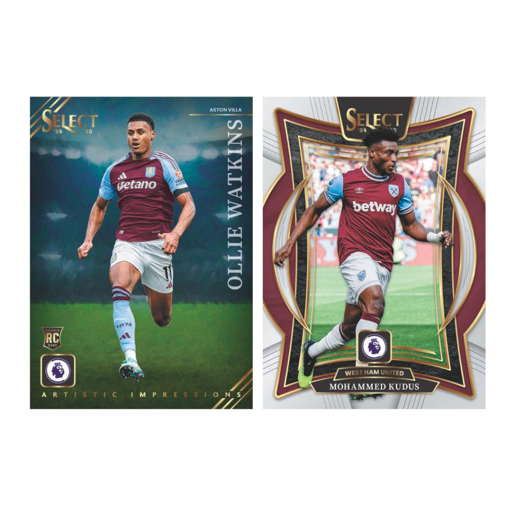 [พร้อมส่ง!!] ยกกล่อง การ์ดสะสมฟุตบอล 2024-25 Panini Select Premier League Soccer Mega Box (Pink)