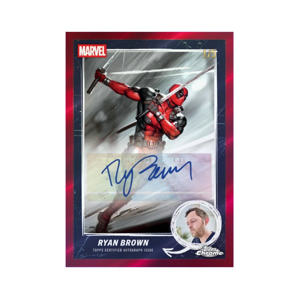 [ แยกซอง ] 2025 Topps Chrome Deadpool  Value Box (p3)